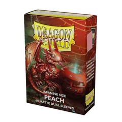 Dragon Shield Japanese - 60 - Dual Matte Peach AMTDSH15153